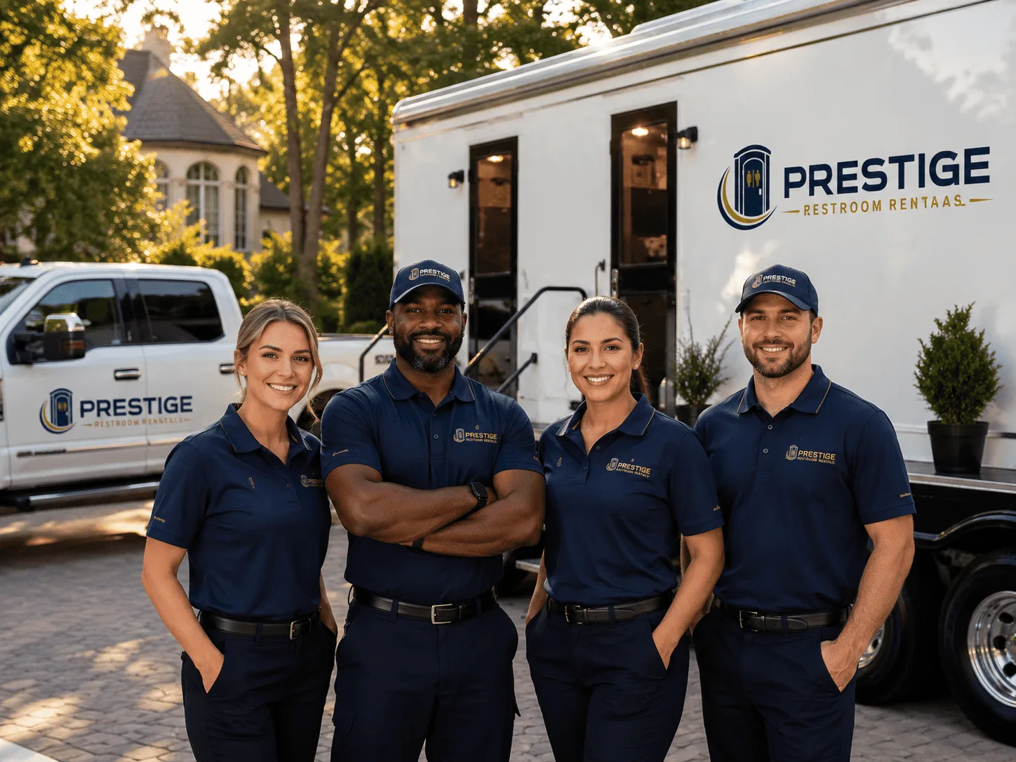 Trusted Luxury Portable Restrooms company in Surrey, ND